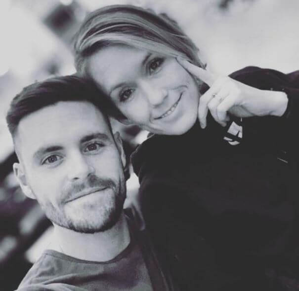 Sonnie Brand with her husband David Boudia.
